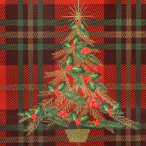 Article Sacs cadeaux sapin de Noël rouge vert 18x24cm 10pcs