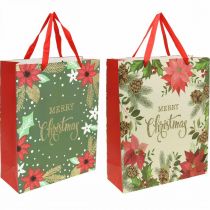 Article Sacs cadeaux Sac cadeau de Noël Joyeux Noël 32x26cm 2pcs