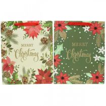 Sacs cadeaux Sac cadeau de Noël Joyeux Noël 32x26cm 2pcs