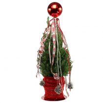 Article Boule de Noël en plastique petite Ø14cm rouge 1 pce