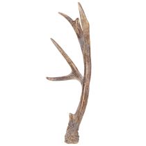 Article Lot de 2 Fausses Ramures en Résine Marron et Doré 29 cm pour Décoration Intérieure