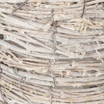 Article Arrosoir décoratif au design tressé raffiné, idéal pour une décoration intérieure élégante, 26 cm