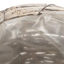 Article Arrosoir décoratif au design tressé raffiné, idéal pour une décoration intérieure élégante, 26 cm