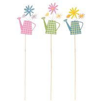 Article Décorations pour arrosoirs, idéales pour la décoration printanière du jardin ou des pots de fleurs (12 pièces)