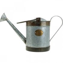 Article Arrosoir décoratif en métal au design rétro, jardinière suspendue vintage 58 x 23 x 32 cm, pot à plantes nostalgique