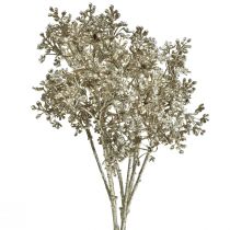 Article Plantes Artificielles Gypsophile Herbe Gypsophile Métallique L38cm 3pcs