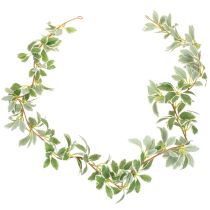 Article Guirlande artificielle feuilles panachées en plastique 175 cm