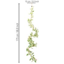 Article Guirlande artificielle feuilles panachées en plastique 175 cm