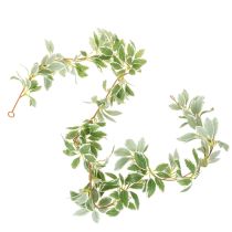 Article Guirlande artificielle feuilles panachées en plastique 175 cm