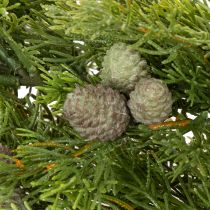 Article Guirlande artificielle en cyprès avec pommes de pin - 180 cm