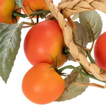 Article Guirlande de tomates artificielles, vigne décorative, décoration réaliste pour salon, 135 cm