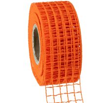 Article Ruban grillagé 4,5 cm x 10 m orange