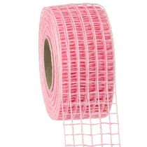 Article Ruban quadrillé 4,5 cm x 10 m rose
