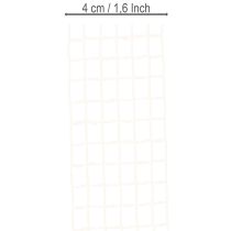 Article Ruban décoratif en maille blanche 4,5 cm x 10 m pour projets créatifs