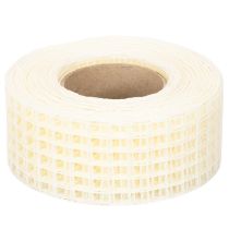 Article Ruban décoratif en maille blanche 4,5 cm x 10 m pour projets créatifs