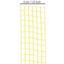 Article Ruban en maille jaune 4,5 cm pour décoration créative