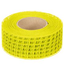 Article Ruban en maille jaune 4,5 cm pour décoration créative