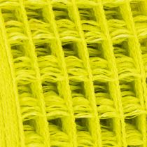 Article Ruban en maille jaune 4,5 cm pour décoration créative