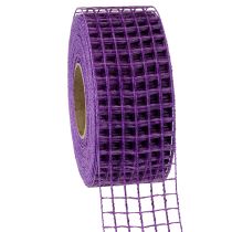 Article Ruban à mailles 4,5 cm x 10 m violet