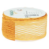 Article Ruban grillage décoratif orange renforcé de fil, 50 mm x 10 m, polyamide et polyethersulfone