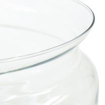 Article Bol en verre bol de natation bol décoratif en verre Ø24cm H10cm
