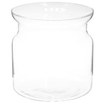 Article Vase en verre Brenda grand vase à fleurs en verre transparent Ø19cm H19cm