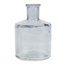 Vase en verre flacons d&#39;apothicaire décoratif vase décoratif en verre teinté Ø7cm 6 pièces