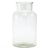 Vase en verre bouteille décorative pharmacien verre rétro Ø14cm H25cm