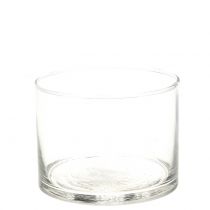 Vase en verre cylindre de verre Ø9cm H7cm