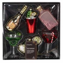 Article ProductNameDécorations de Noël à suspendre en plastique, cocktails et bouteilles, jusqu’à 14 cm, lot de 6/ProductName
ProductDescription<h2>Décorations cocktail à suspendre pour le sapin de Noël</h2>
<p>Ce lot comprend six décorations de Noël en plastique