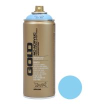 Article Peinture en aérosol bleu clair Montana Gold bleu bébé 400ml