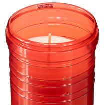 Article Lanterne funéraire rouge Ø7,5cm H24,5cm 1 pièce