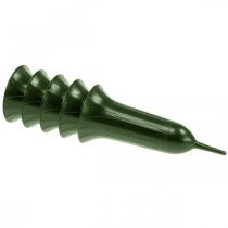 Article Vase funéraire 42cm vase vert foncé décoration funéraire deuil fleuriste 5pcs