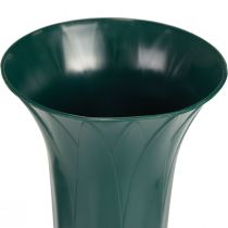 Vase funéraire vert foncé 31cm 5pcs