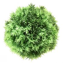 Article Boule d&#39;herbe boule décorative plantes artificielles vert Ø15cm 1 pc
