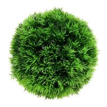 Boule d&#39;herbe boule décorative plantes artificielles vertes ronde Ø18cm 1 pc