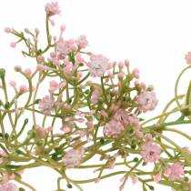 Guirlande de gypsophile Rose 180cm