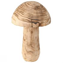 Article Grand champignon décoratif en bois de champignon Paulownia Ø21cm H33cm