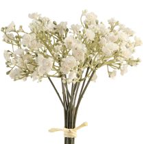 Article Gypsophile artificielle gypsophile en bouquet blanc 23 cm 12 pièces