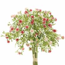 Gypsophile gypsophile artificielle en bouquet rose H28cm 6pcs