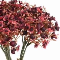 Article Gypsophile artificielle rouge fleurs artificielles automne 29.5cm 18pcs