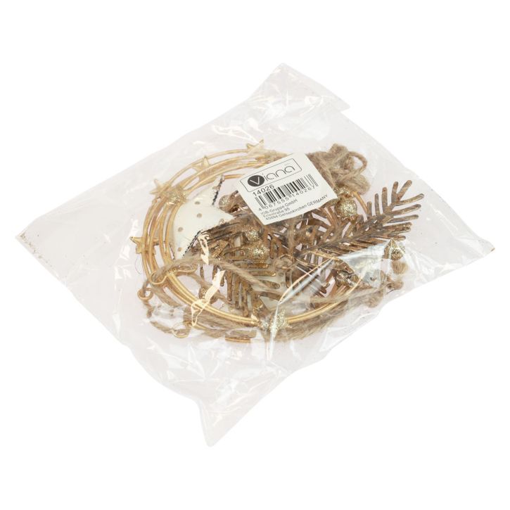 Article Décoration à suspendre Décorations de sapin de Noël étoile H38cm 3 pcs