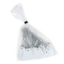 Article Étiquettes blanches suspendues 18 x 60 mm avec fil métallique, résistantes aux intempéries, idéales pour l'étiquetage des fleurs et des cadeaux, 250 pièces