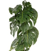 Article Monstera artificielle à grand feuillage pour une touche d'élégance dans votre salon (120 cm).