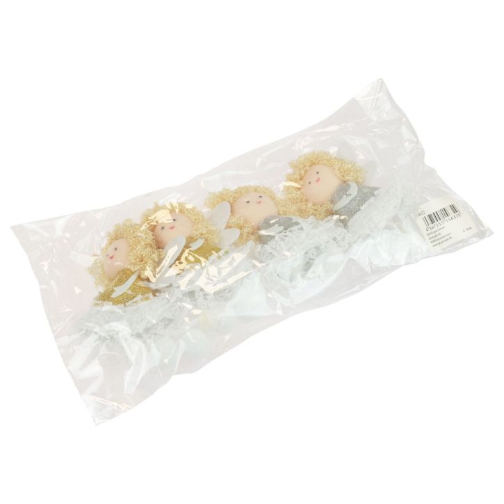 Article Pendentif ange décoration sapin décoration de Noël H13,5cm 4 pièces