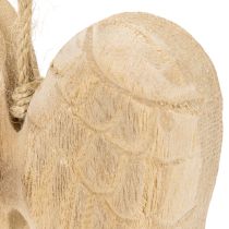 Article Décoration suspendue en bois en forme d’ailes d’ange 12 cm