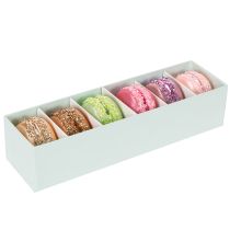 Article Décorations de Noël en verre, forme macaron, 6 cm, nuances pastel