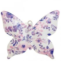 Article Déco papillons métal déco cintre violet 12×10cm 3pcs