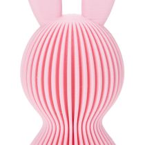 Article Lapin de Pâques décoratif en plastique, en forme de lapin, 11 cm, lot de 4.