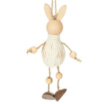 Article Décorations de Pâques à suspendre en forme de lapin, 12 cm, lot de 4